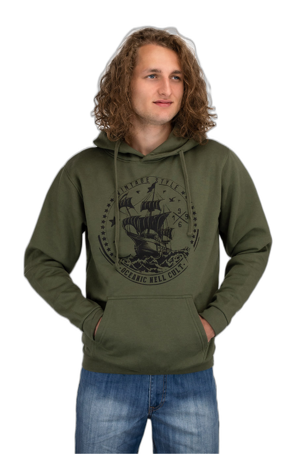 Nell Pánská mikina Pirate Green