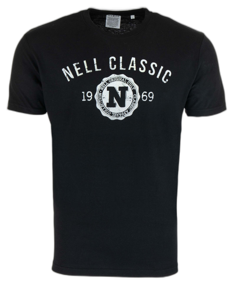Nell Pánské tričko Classic Black